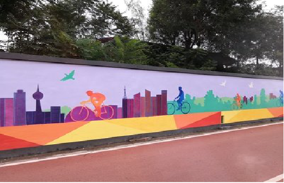 陇川墙体彩绘-围墙