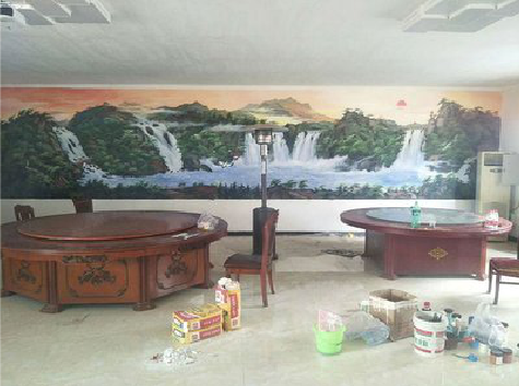 陇川墙绘-写实风景